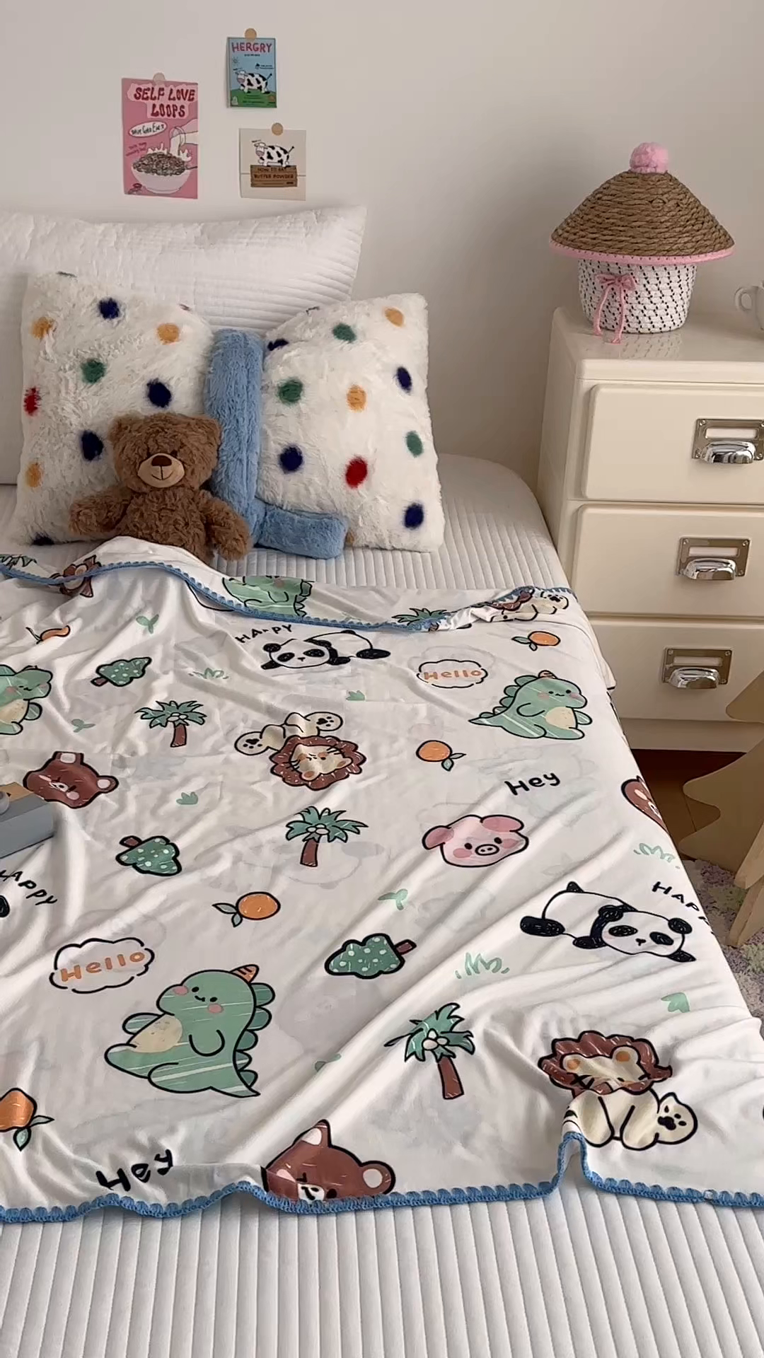 91家纺网 家纺一手货源 找家纺 （总）嗨生活 2026新款贝壳边婴儿裸睡级凉感针织毯幼儿园夏被儿童夏被毯子盖毯午睡毯旅行毯夏凉