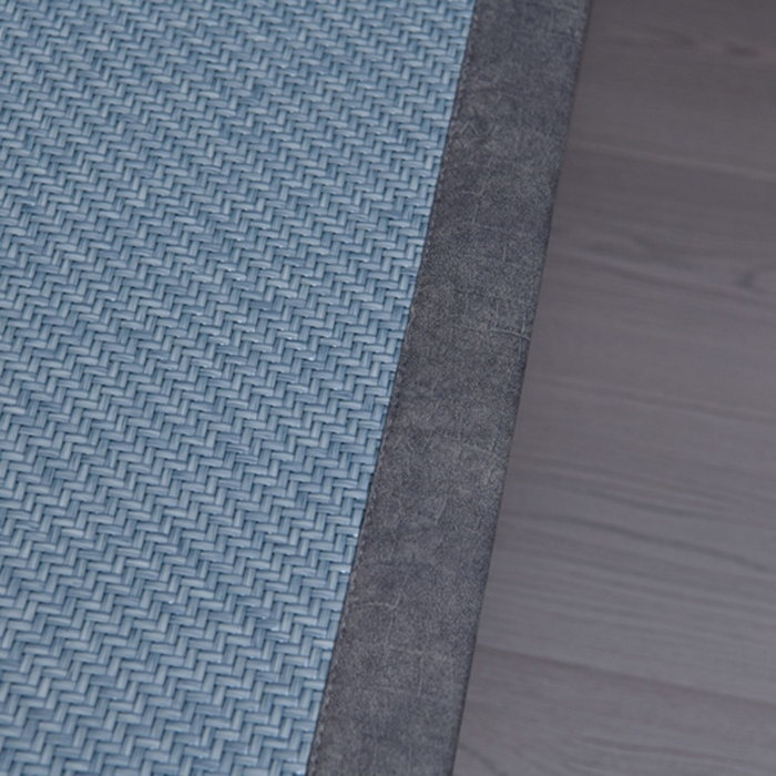 91家纺网 家纺一手货源 找家纺 小牛席业 2026新款PE冷感霸王藤系列（绣球花开刺绣款）凉席藤席冰藤席冰丝席可机洗凉感冰丝席豆豆席PE霸王藤 蓝色