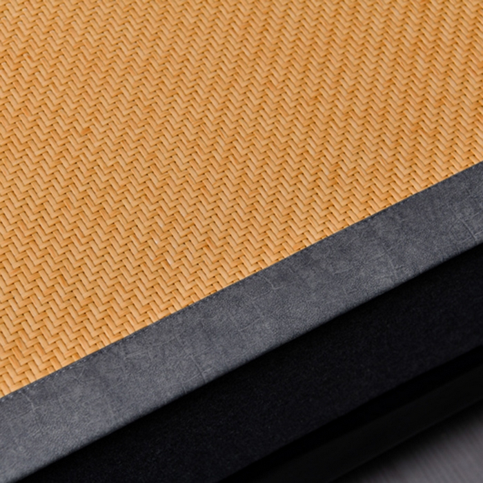 91家纺网 家纺一手货源 找家纺 小牛席业 2026新款PE冷感霸王藤系列（绣球花开刺绣款）凉席藤席冰藤席冰丝席可机洗凉感冰丝席豆豆席PE霸王藤 黄色