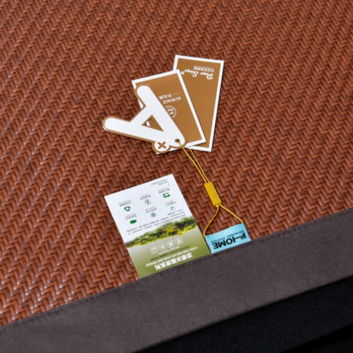 91家纺网 家纺一手货源 找家纺 小牛席业 2026新款PE冷感霸王藤系列（绣球花开刺绣款）凉席藤席冰藤席冰丝席可机洗凉感冰丝席豆豆席PE霸王藤 红棕