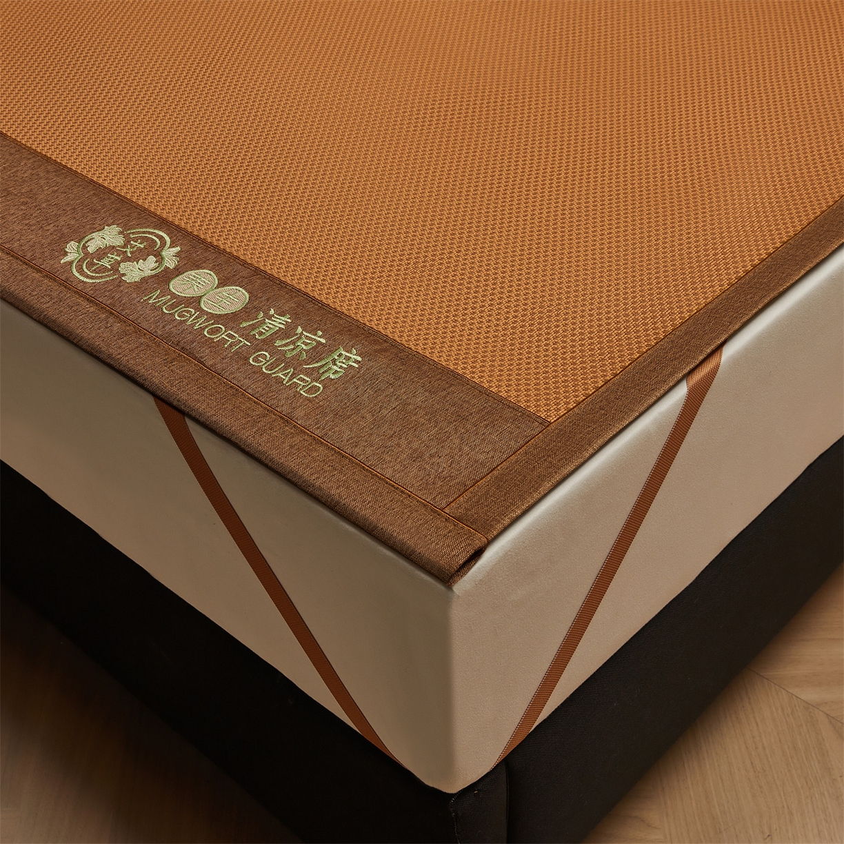 91家纺网 家纺一手货源 找家纺 （总）绒艺席业 2026新款A类双面冰藤艾草凉席