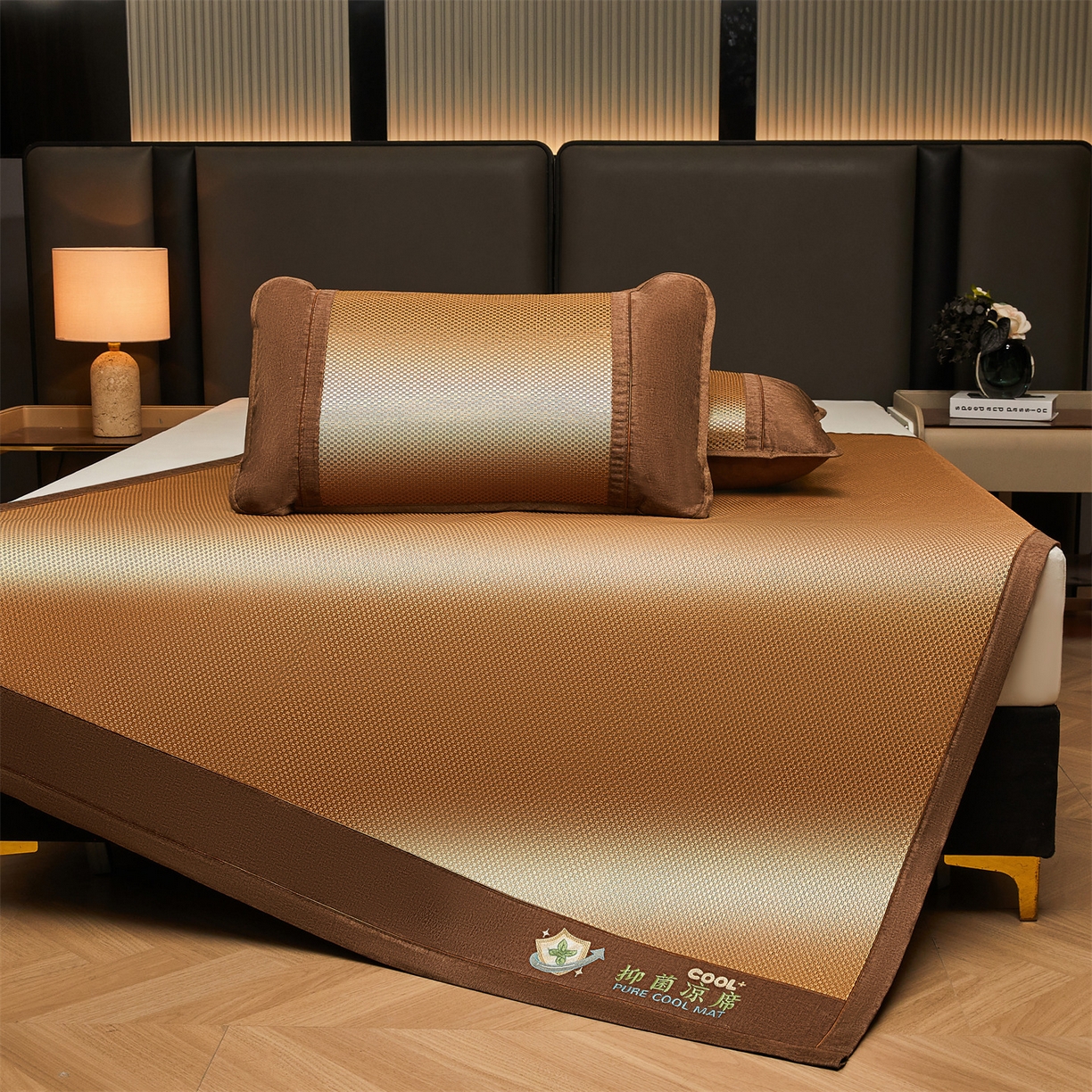 91家纺网 家纺一手货源 找家纺 （总）绒艺席业 2026新款A类双面冰藤抑菌凉席