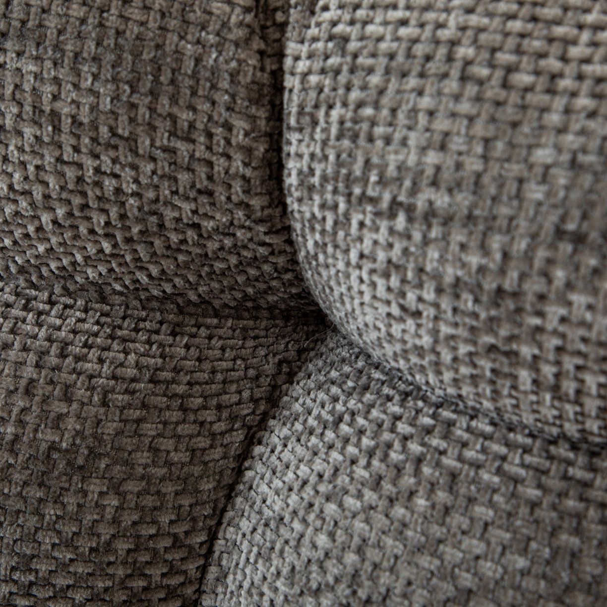 91家纺网 家纺一手货源 找家纺 沐沐家纺 2026新款简约十字绒床头靠背 深空灰