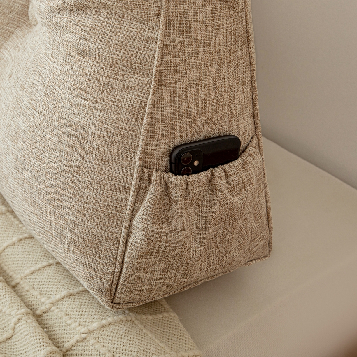 91家纺网 家纺一手货源 找家纺 （总）沐沐家纺 2026新款棉麻三角大靠背