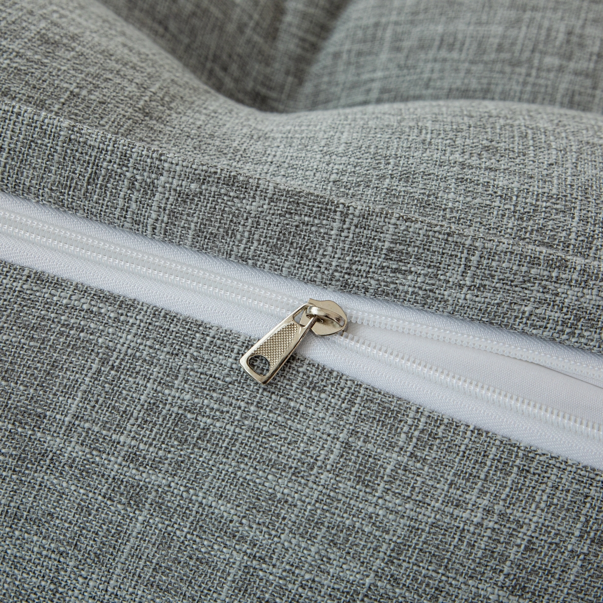 91家纺网 家纺一手货源 找家纺 沐沐家纺 2026新款棉麻三角大靠背 浅灰色