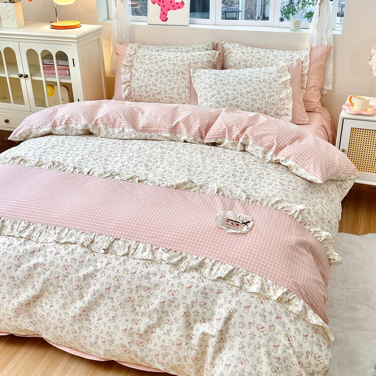 91家纺网 家纺一手货源 找家纺 （总）玉元坊 2026新款正版授权三丽鸥系列全棉纯棉床单四件套学生三件套-大耳狗帕恰狗布丁狗系列