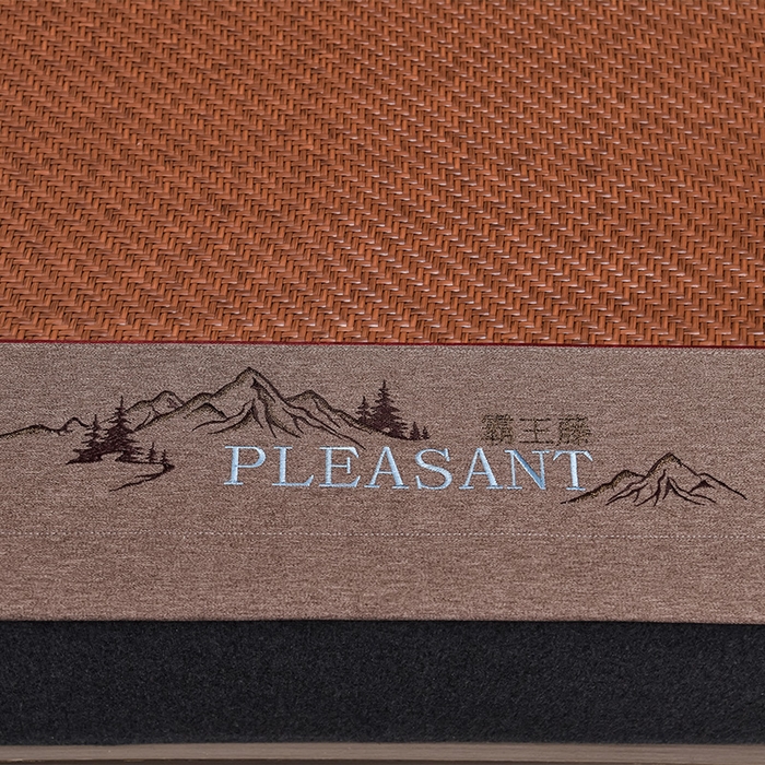 91家纺网 家纺一手货源 找家纺 （总）小牛席业 2026新款PE冷感霸王藤系列（雪山刺绣款）凉席藤席冰藤席冰丝席草席竹席乳胶席凉感豆豆席