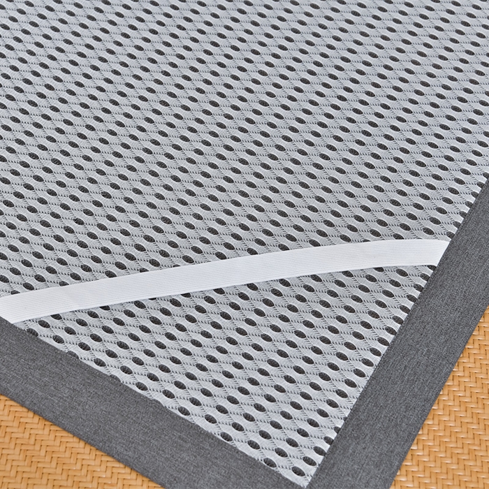 91家纺网 家纺一手货源 找家纺 小牛席业 2026新款PE冷感霸王藤系列（雪山刺绣款）凉席藤席冰藤席冰丝席草席竹席乳胶席凉感豆豆席 黄色