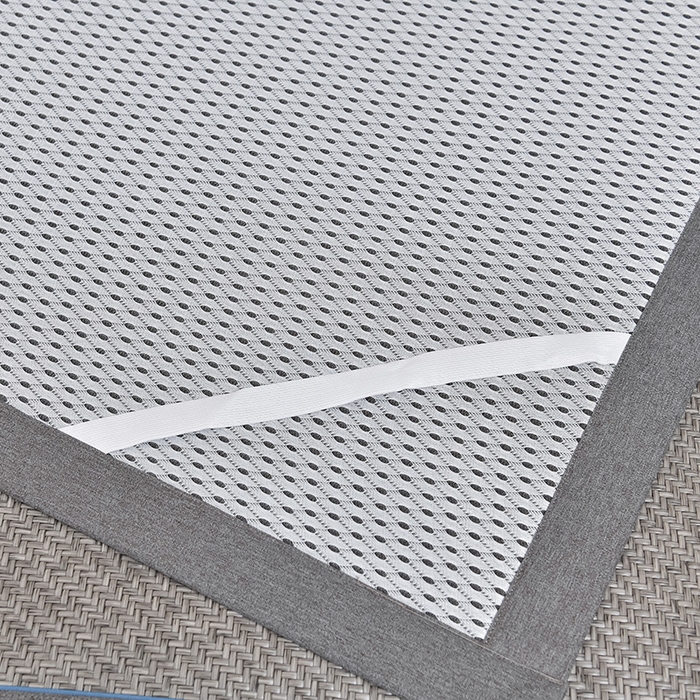 91家纺网 家纺一手货源 找家纺 小牛席业 2026新款PE冷感霸王藤系列（雪山刺绣款）凉席藤席冰藤席冰丝席草席竹席乳胶席凉感豆豆席 灰色