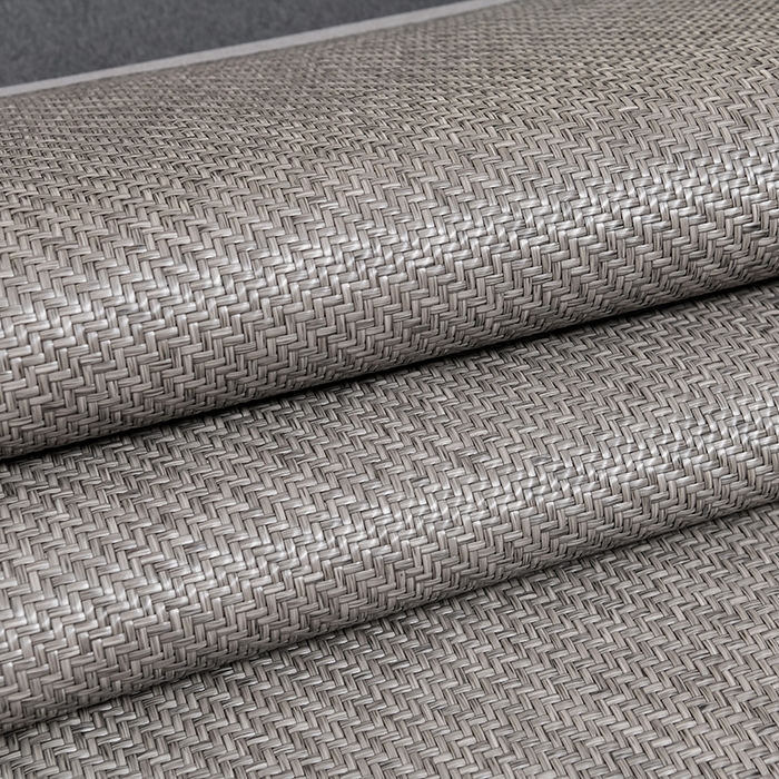 91家纺网 家纺一手货源 找家纺 小牛席业 2026新款PE冷感霸王藤系列（雪山刺绣款）凉席藤席冰藤席冰丝席草席竹席乳胶席凉感豆豆席 灰色