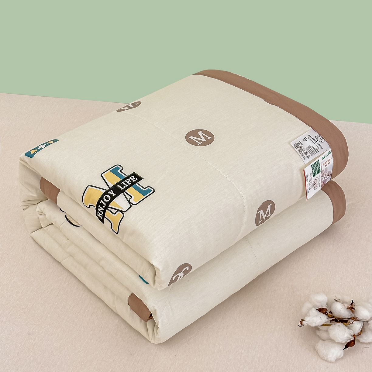 91家纺网 家纺一手货源 找家纺 首选家纺 2026春夏新款100%全棉纯棉棉花夏被夏凉被空调被 M时尚