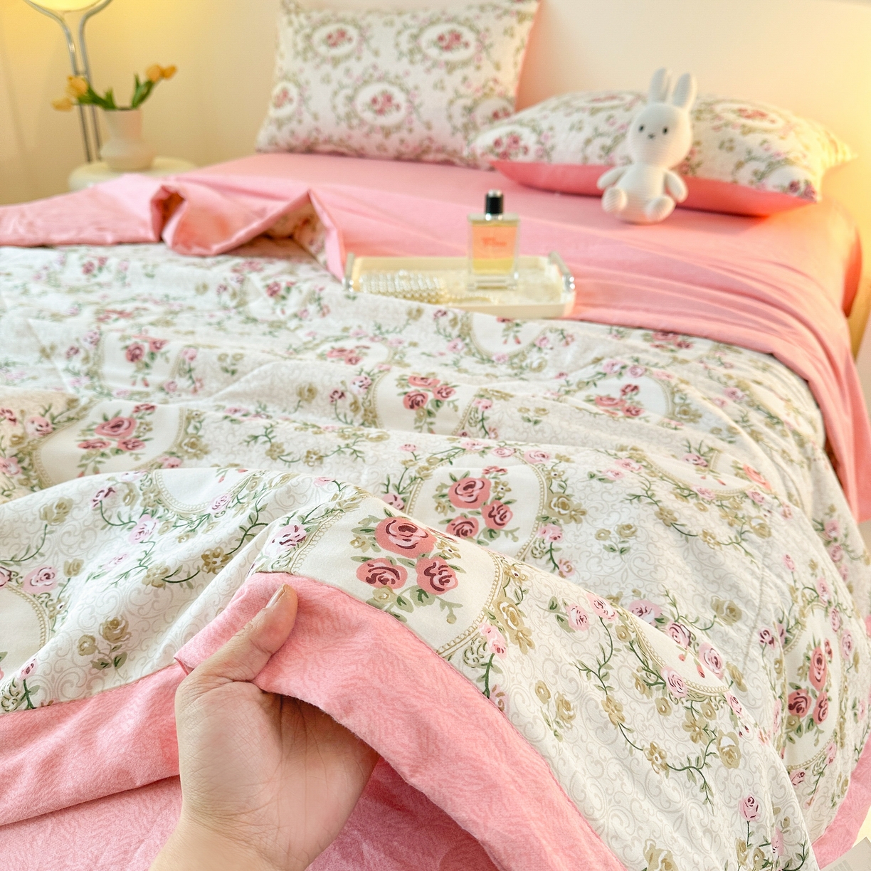 91家纺网 家纺一手货源 找家纺 首选家纺 2026春夏新款100%全棉纯棉棉花夏被夏凉被空调被 艾维斯