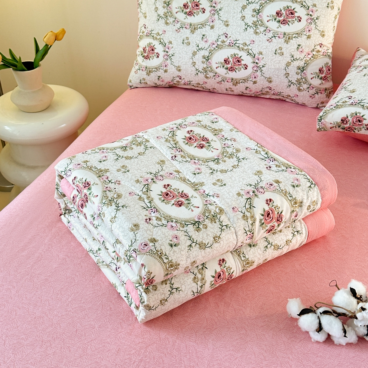 91家纺网 家纺一手货源 找家纺 首选家纺 2026春夏新款100%全棉纯棉棉花夏被夏凉被空调被 艾维斯