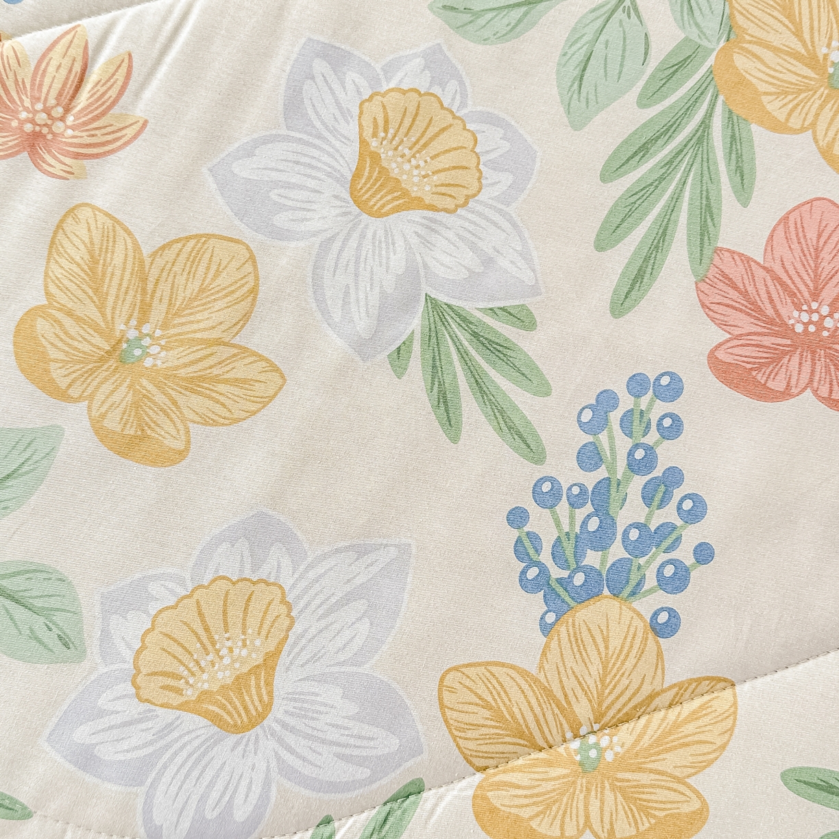 91家纺网 家纺一手货源 找家纺 首选家纺 2026春夏新款100%全棉纯棉棉花夏被夏凉被空调被 繁花