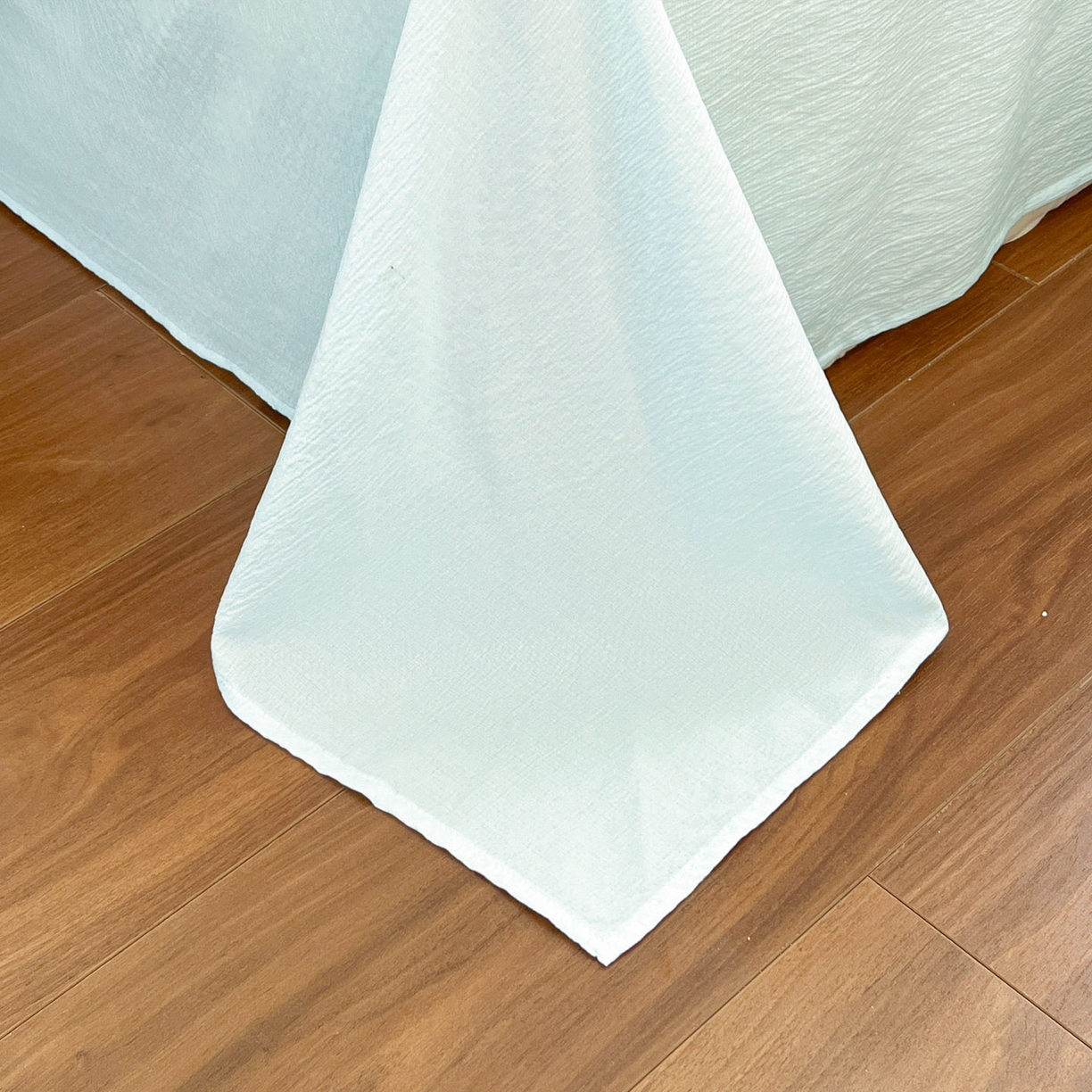 91家纺网 家纺一手货源 找家纺 川悦生活 2026新款双层纱木棉夏被四件套 花艺喵喵