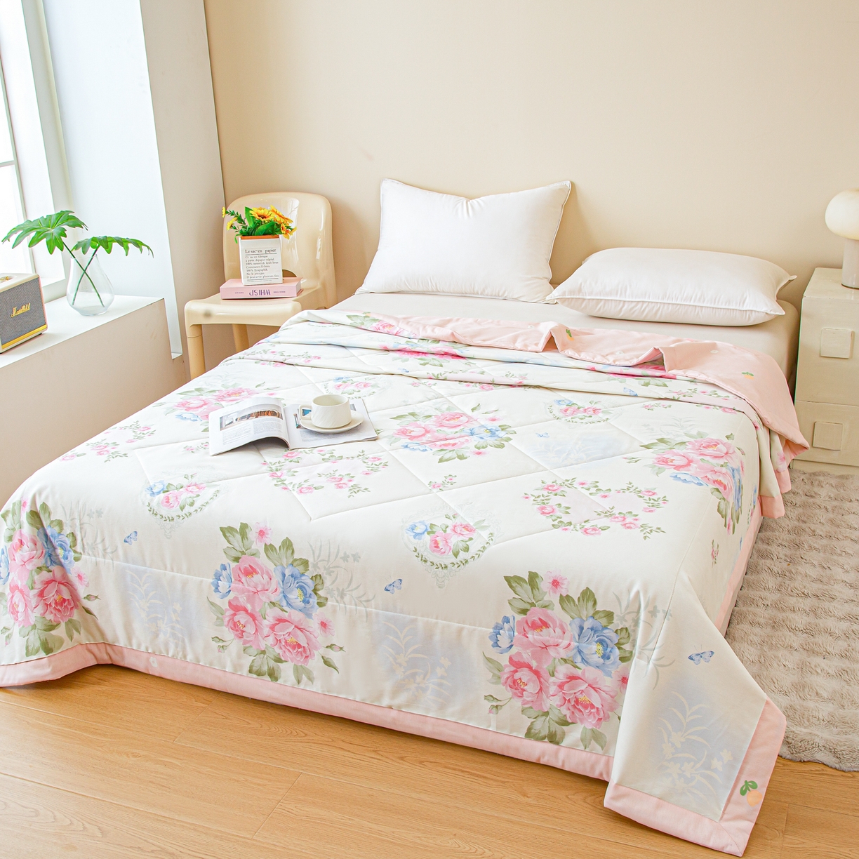 91家纺网 家纺一手货源 找家纺 （总）美之润2026新款A类全棉印花夏被空调被夏凉被