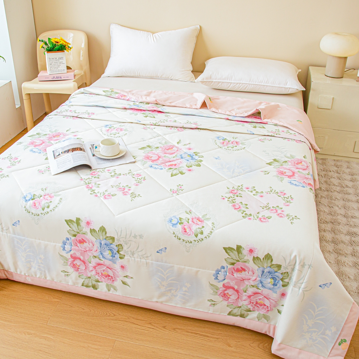 91家纺网 家纺一手货源 找家纺 （总）美之润2026新款A类全棉印花夏被空调被夏凉被