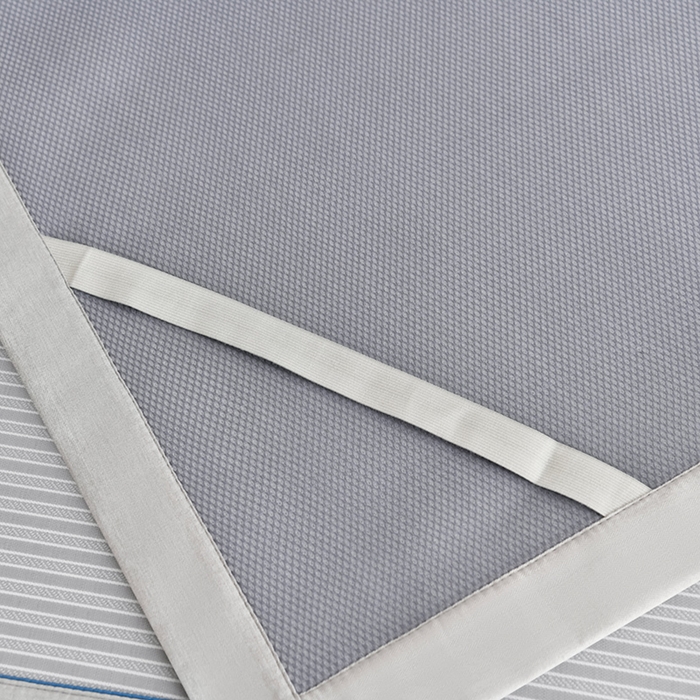 91家纺网 家纺一手货源 找家纺 小牛席业 2026新款经典条纹-绣球冰丝清凉席系列凉席藤席冰藤双面席冰丝席竹席凉席空调席草席三件套 灰色