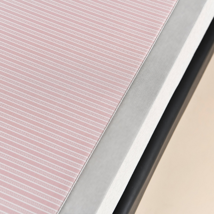 91家纺网 家纺一手货源 找家纺 小牛席业 2026新款经典条纹-绣球冰丝清凉席系列凉席藤席冰藤双面席冰丝席竹席凉席空调席草席三件套 粉色