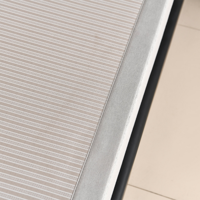 91家纺网 家纺一手货源 找家纺 小牛席业 2026新款经典条纹-绣球冰丝清凉席系列凉席藤席冰藤双面席冰丝席竹席凉席空调席草席三件套 香槟