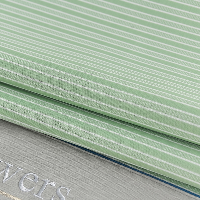 91家纺网 家纺一手货源 找家纺 小牛席业 2026新款经典条纹-绣球冰丝清凉席系列凉席藤席冰藤双面席冰丝席竹席凉席空调席草席三件套 绿色