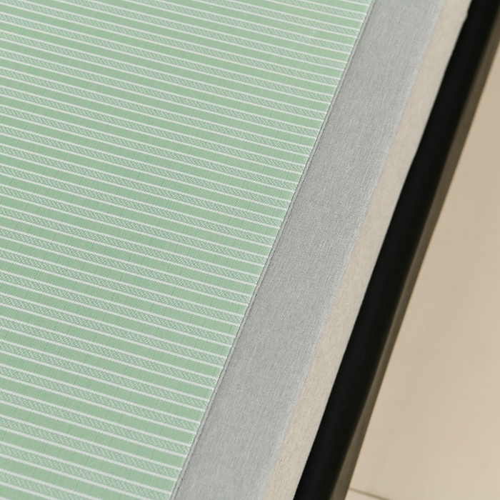 91家纺网 家纺一手货源 找家纺 小牛席业 2026新款经典条纹-绣球冰丝清凉席系列凉席藤席冰藤双面席冰丝席竹席凉席空调席草席三件套 绿色