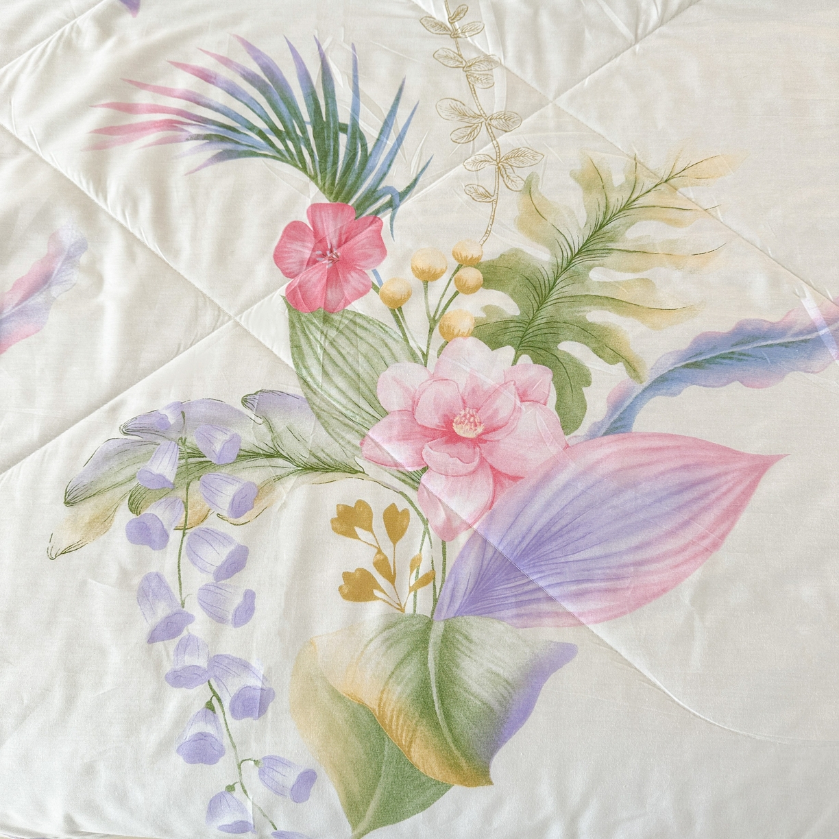 91家纺网 家纺一手货源 找家纺 首选家纺 2026春夏新款100%全棉纯棉棉花夏被夏凉被空调被 花韵