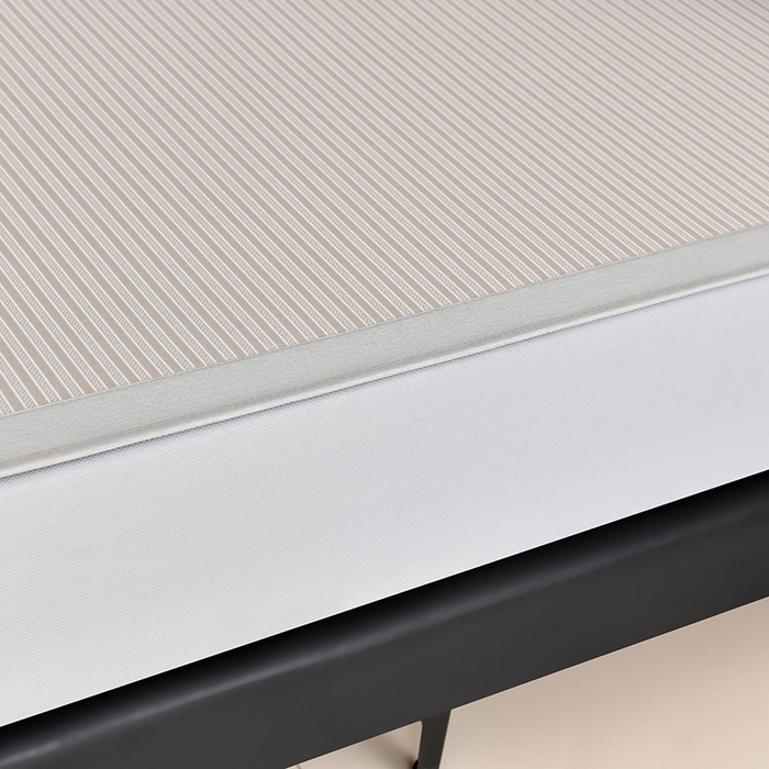 91家纺网 家纺一手货源 找家纺 小牛席业 2026新款经典条纹冰丝清凉席系列（床笠款）-绣球凉席藤席冰藤双面席冰丝席竹席凉席空调席草席三件套 香槟