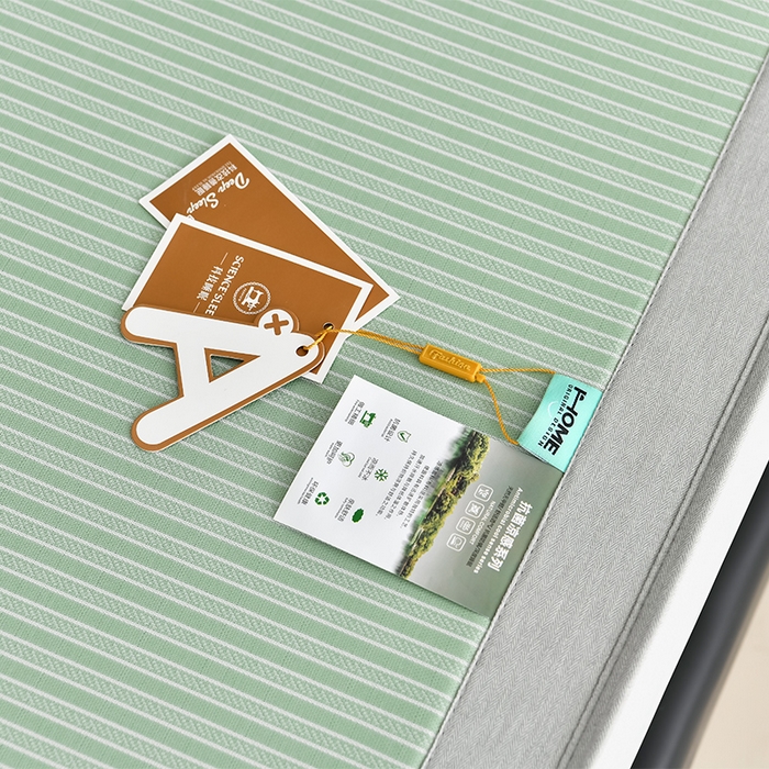 91家纺网 家纺一手货源 找家纺 小牛席业 2026新款经典条纹冰丝清凉席系列（床笠款）-绣球凉席藤席冰藤双面席冰丝席竹席凉席空调席草席三件套 绿色