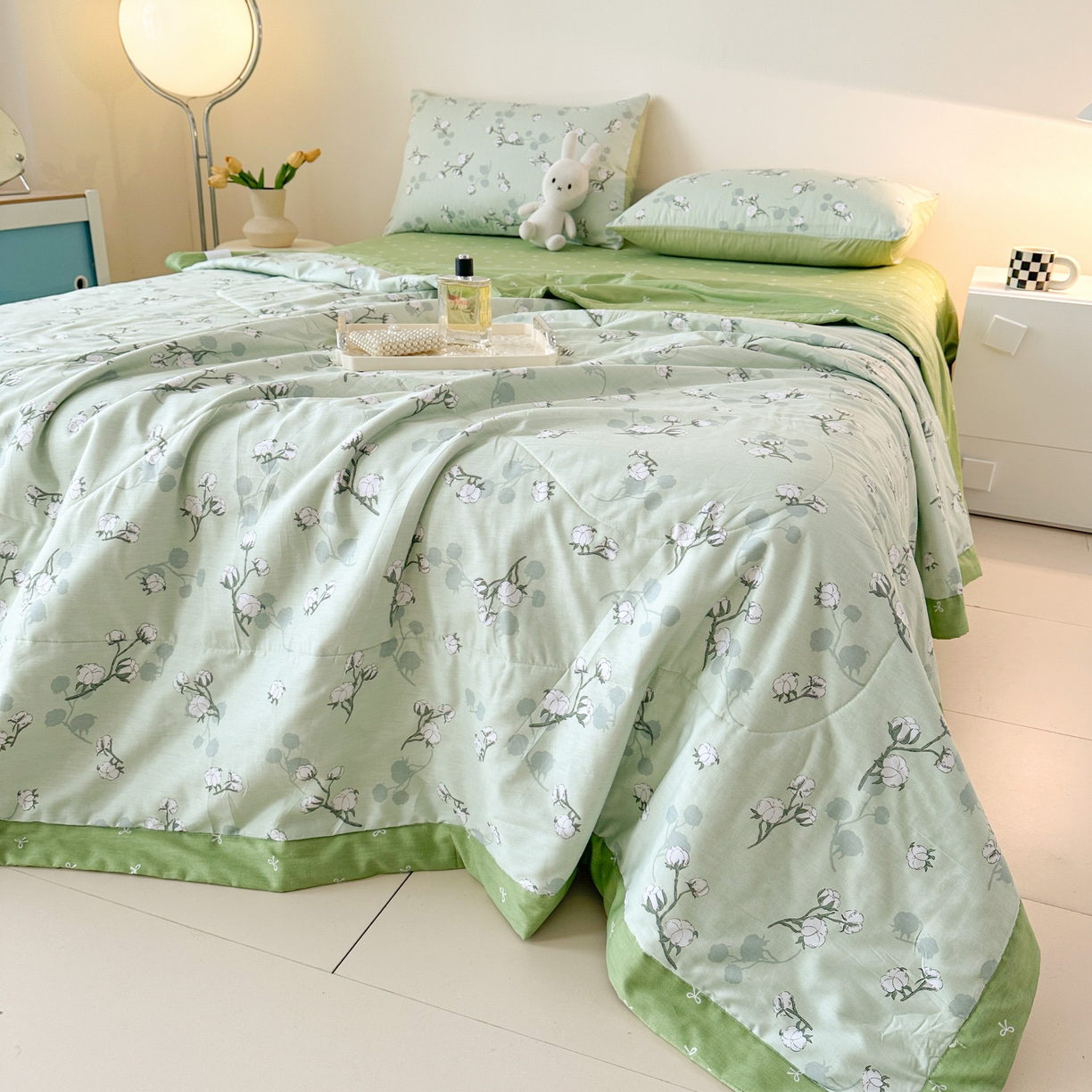 91家纺网 家纺一手货源 找家纺 首选家纺 2026春夏新款100%全棉纯棉棉花夏被夏凉被空调被 棉香