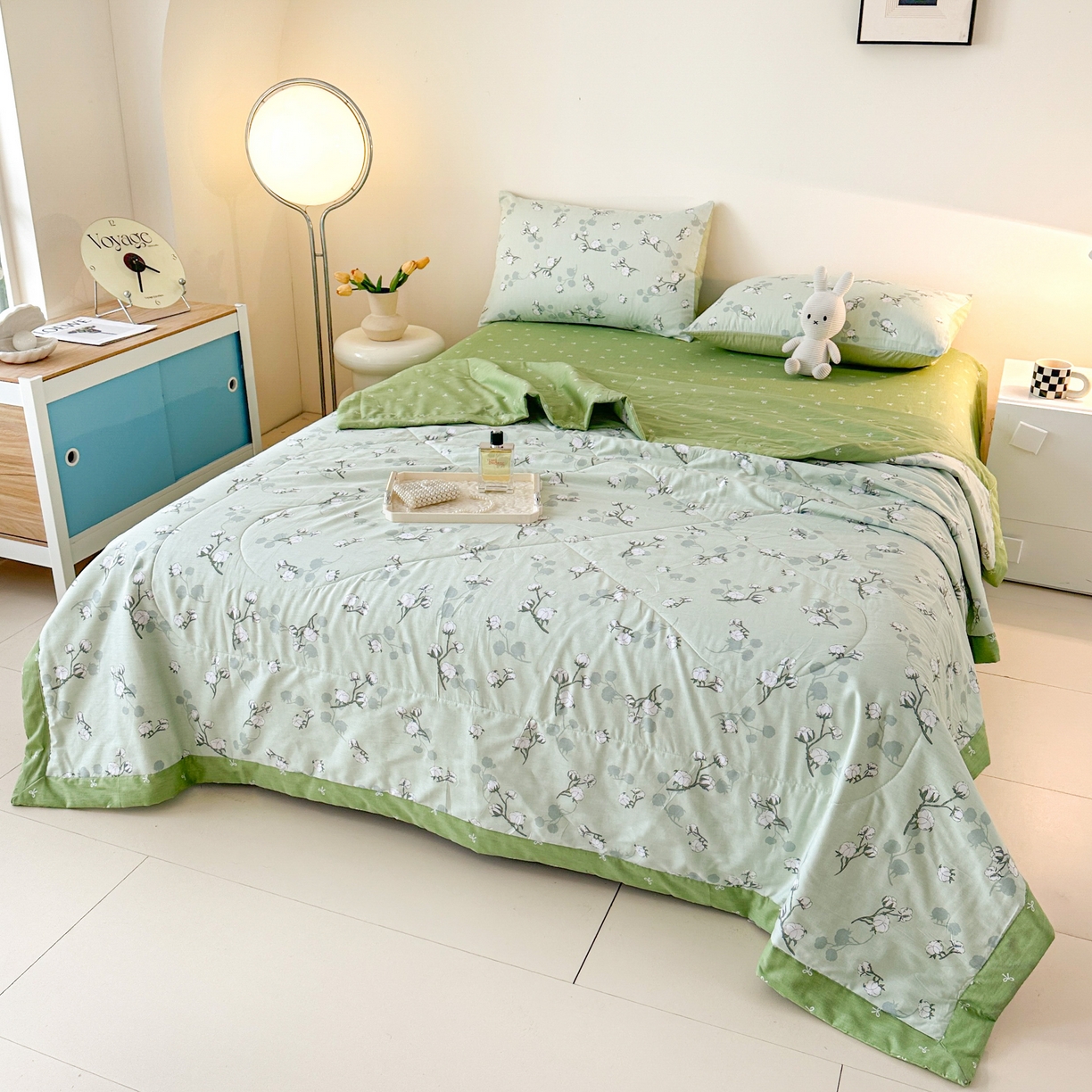 91家纺网 家纺一手货源 找家纺 首选家纺 2026春夏新款100%全棉纯棉棉花夏被夏凉被空调被 棉香