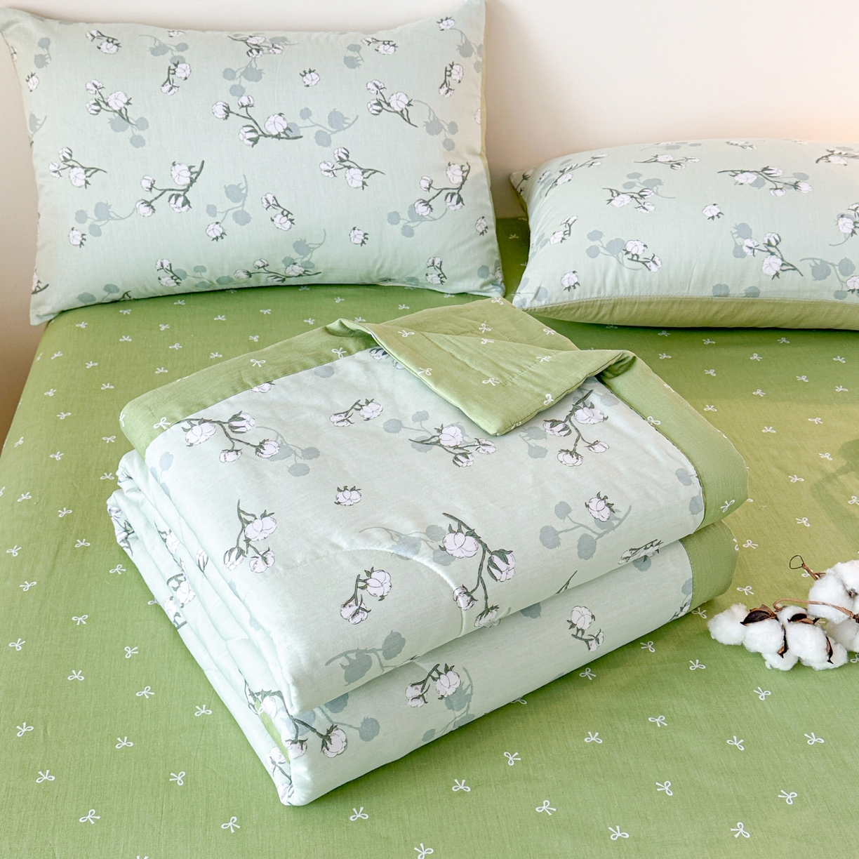 91家纺网 家纺一手货源 找家纺 首选家纺 2026春夏新款100%全棉纯棉棉花夏被夏凉被空调被 棉香