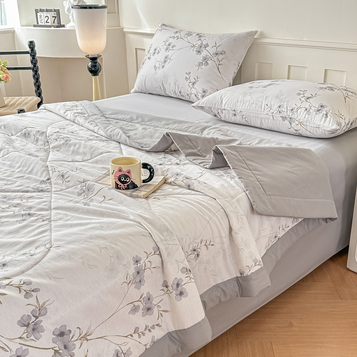 91家纺网 家纺一手货源 找家纺 首选家纺 2026春夏新款100%全棉纯棉棉花夏被夏凉被空调被 暮云