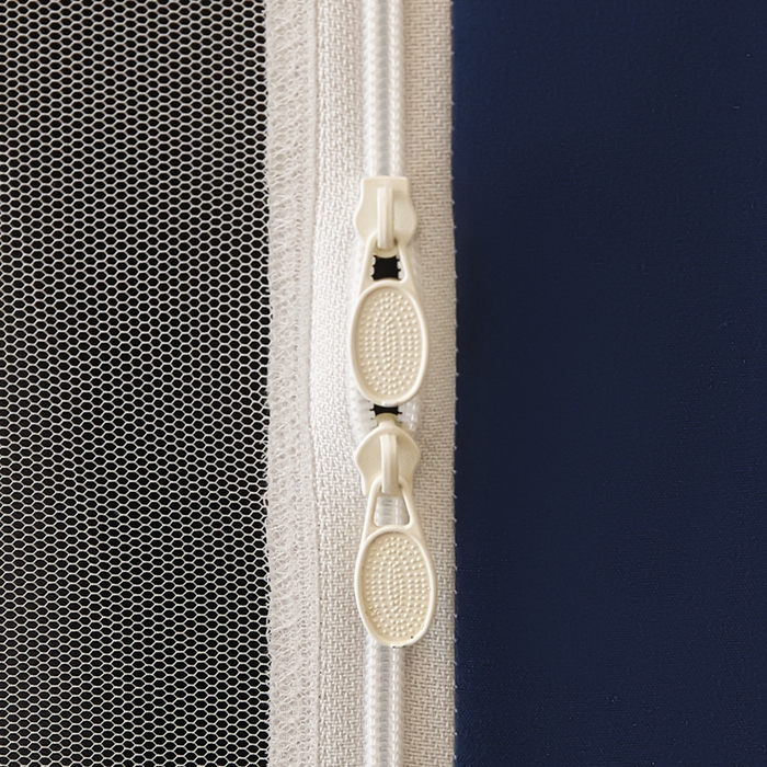 91家纺网 家纺一手货源 找家纺 壹和 2026新款强遮光纳米技术静电植绒环保透气床帘加密纱学生蚊帐 可爱煤球