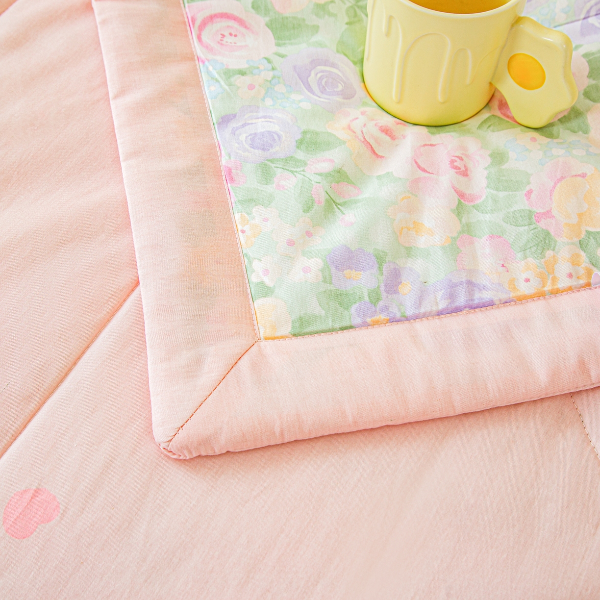 91家纺网 家纺一手货源 找家纺 美之润2026新款A类全棉印花夏被空调被夏凉被 梦幻花楹