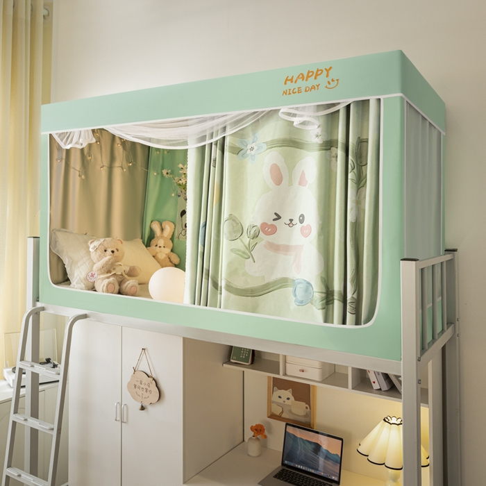 91家纺网 家纺一手货源 找家纺 （总）壹和 2026新款涂银强遮光学生蚊帐