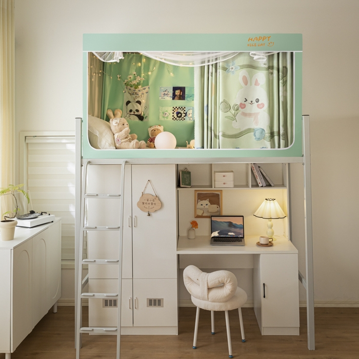 91家纺网 家纺一手货源 找家纺 （总）壹和 2026新款涂银强遮光学生蚊帐