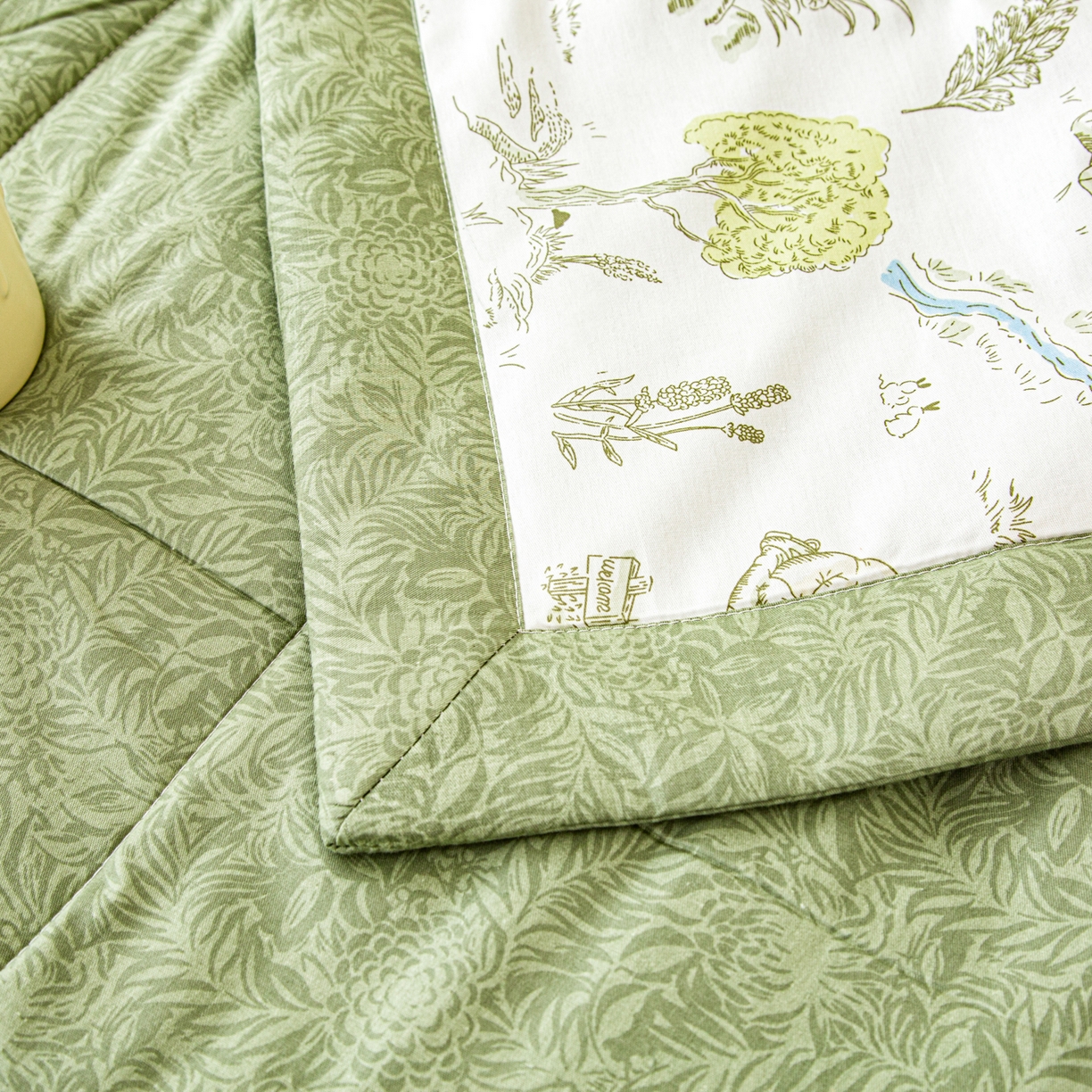 91家纺网 家纺一手货源 找家纺 美之润2026新款A类全棉印花夏被空调被夏凉被 童话故事米