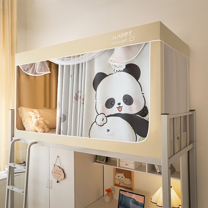 91家纺网 家纺一手货源 找家纺 （总）壹和 2026新款涂银强遮光学生蚊帐