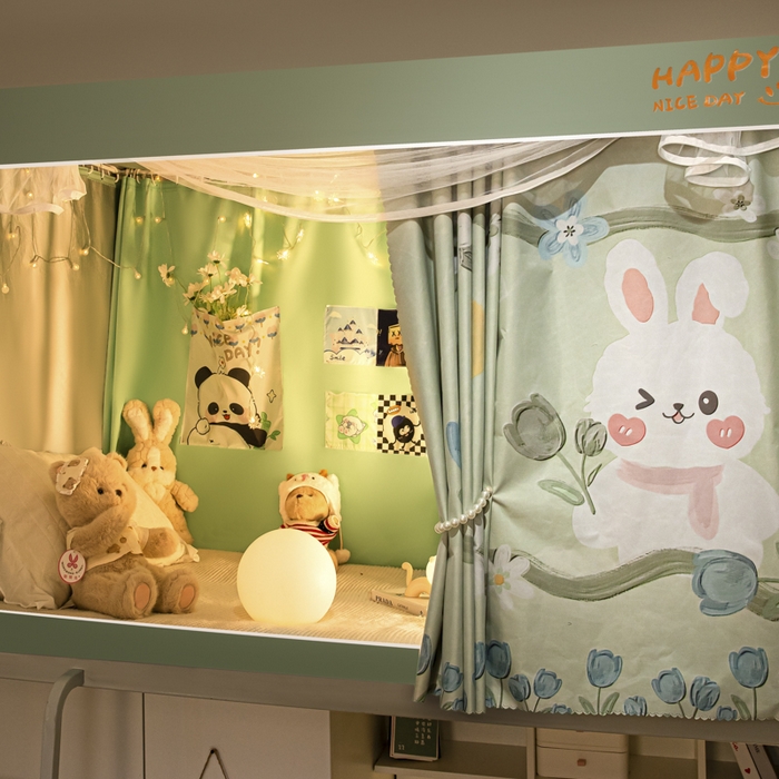 91家纺网 家纺一手货源 找家纺 （总）壹和 2026新款涂银强遮光学生蚊帐