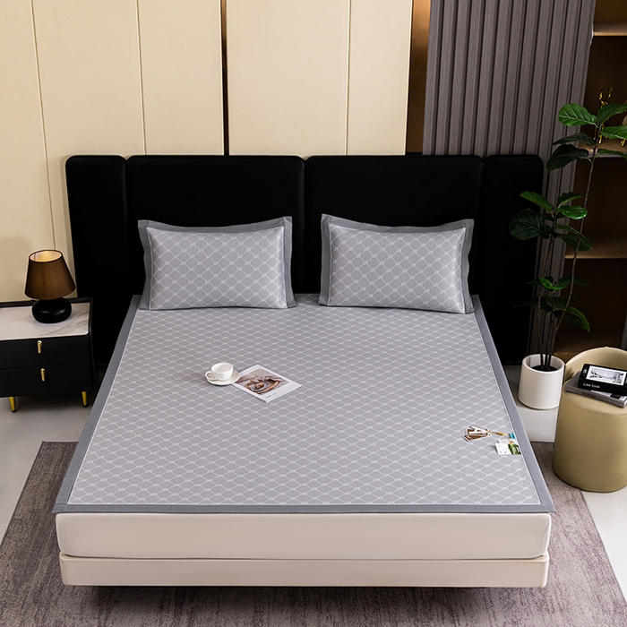 91家纺网 家纺一手货源 找家纺 （总）小牛席业 2026新款轻奢风小玫瑰凉感冰丝席系列凉席藤席冰丝席冰丝席凉感席乳胶席凉感豆豆席