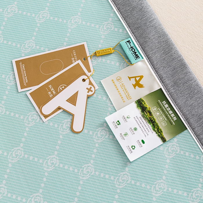 91家纺网 家纺一手货源 找家纺 小牛席业 2026新款轻奢风小玫瑰凉感冰丝席系列凉席藤席冰丝席冰丝席凉感席乳胶席凉感豆豆席 湖蓝