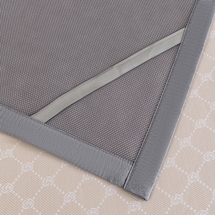 91家纺网 家纺一手货源 找家纺 小牛席业 2026新款轻奢风小玫瑰凉感冰丝席系列凉席藤席冰丝席冰丝席凉感席乳胶席凉感豆豆席 香槟