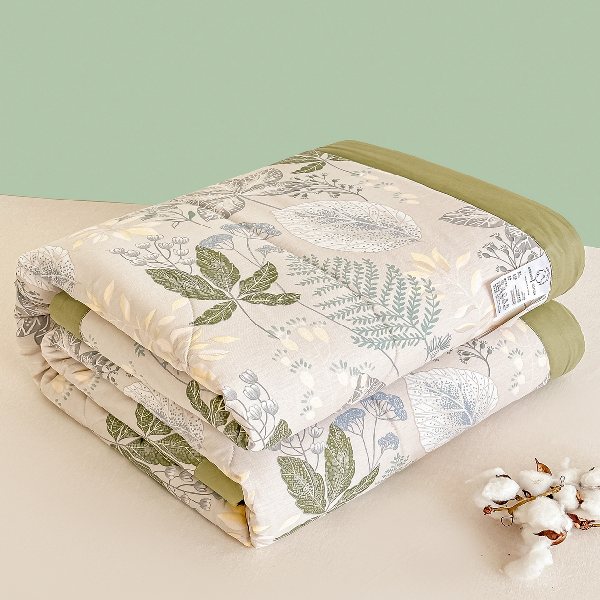 91家纺网 家纺一手货源 找家纺 首选家纺 2026春夏新款100%全棉纯棉棉花夏被夏凉被空调被 叶初