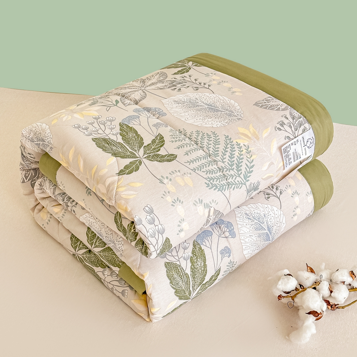 91家纺网 家纺一手货源 找家纺 首选家纺 2026春夏新款100%全棉纯棉棉花夏被夏凉被空调被 叶初