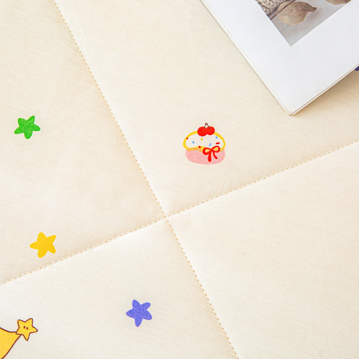 91家纺网 家纺一手货源 找家纺 美之润2026新款A类全棉印花夏被空调被夏凉被 星星人皇