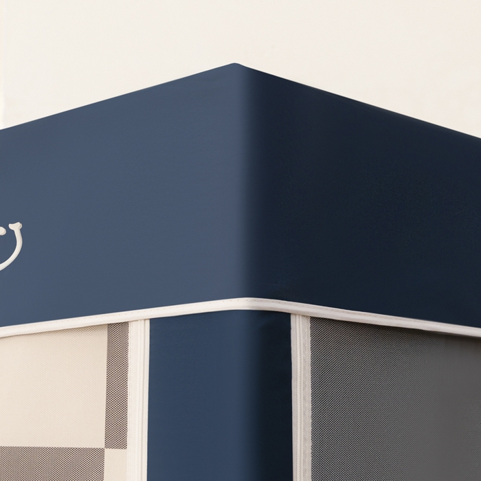 91家纺网 家纺一手货源 找家纺 壹和 2026新款涂银强遮光学生蚊帐 海边日记