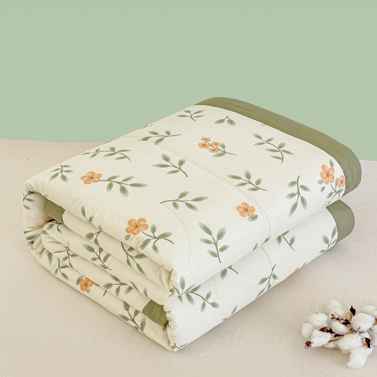 91家纺网 家纺一手货源 找家纺 首选家纺 2026春夏新款100%全棉纯棉棉花夏被夏凉被空调被 云端