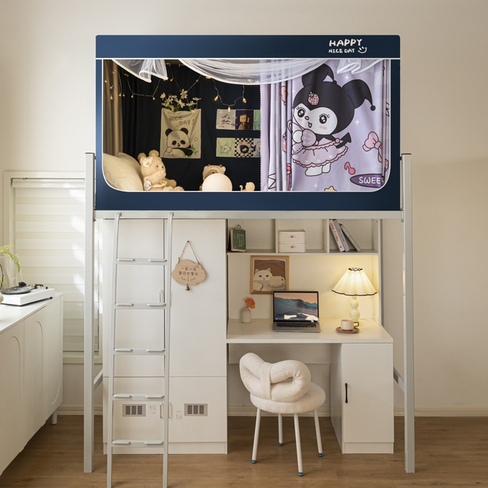 91家纺网 家纺一手货源 找家纺 壹和 2026新款涂银强遮光学生蚊帐 魔法精灵