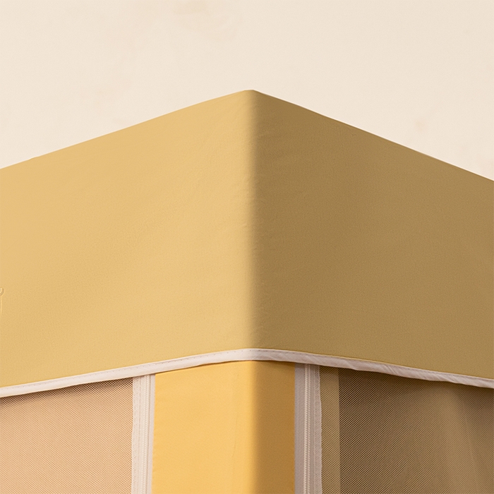 91家纺网 家纺一手货源 找家纺 壹和 2026新款涂银强遮光学生蚊帐 甜蜜爱恋